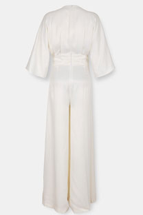 Kombinezon sa naglašenim strukom i širokim nogavicama Tiffany Production